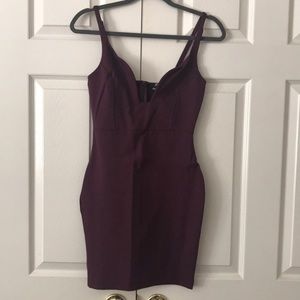 mini dress plum color